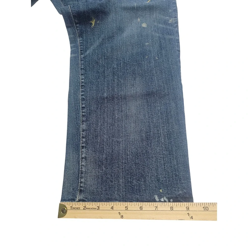 NWT Polo Ralph Lauren Varick Slim Straight Paint Splatter Jeans 50x30 XL